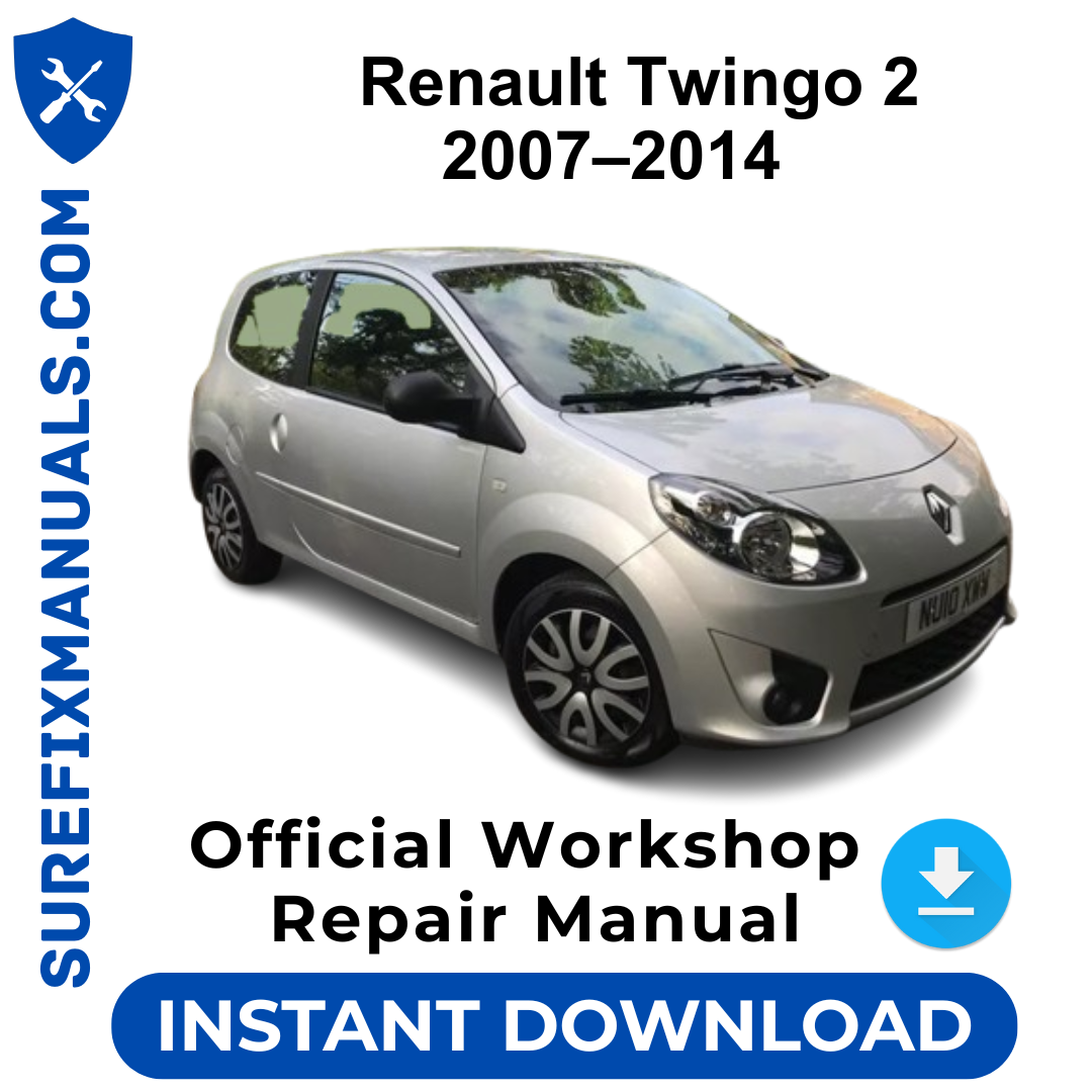 Renault Twingo 2 2007–2014 Official Workshop Repair Manual