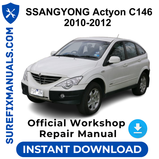 SSANGYONG Actyon C146 2010-2012 Official Workshop Repair Manual