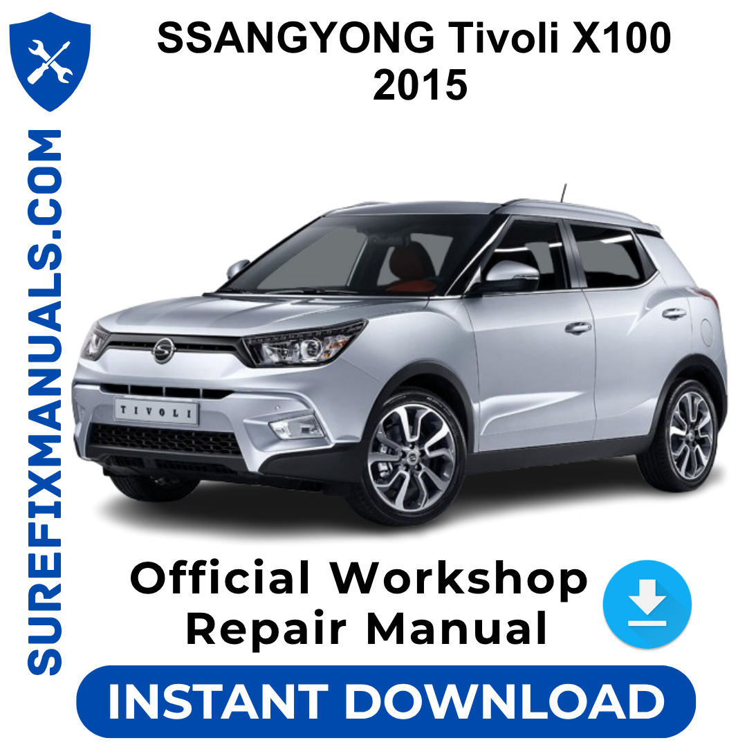 SSANGYONG Tivoli X100 2015 Official Workshop Repair Manual