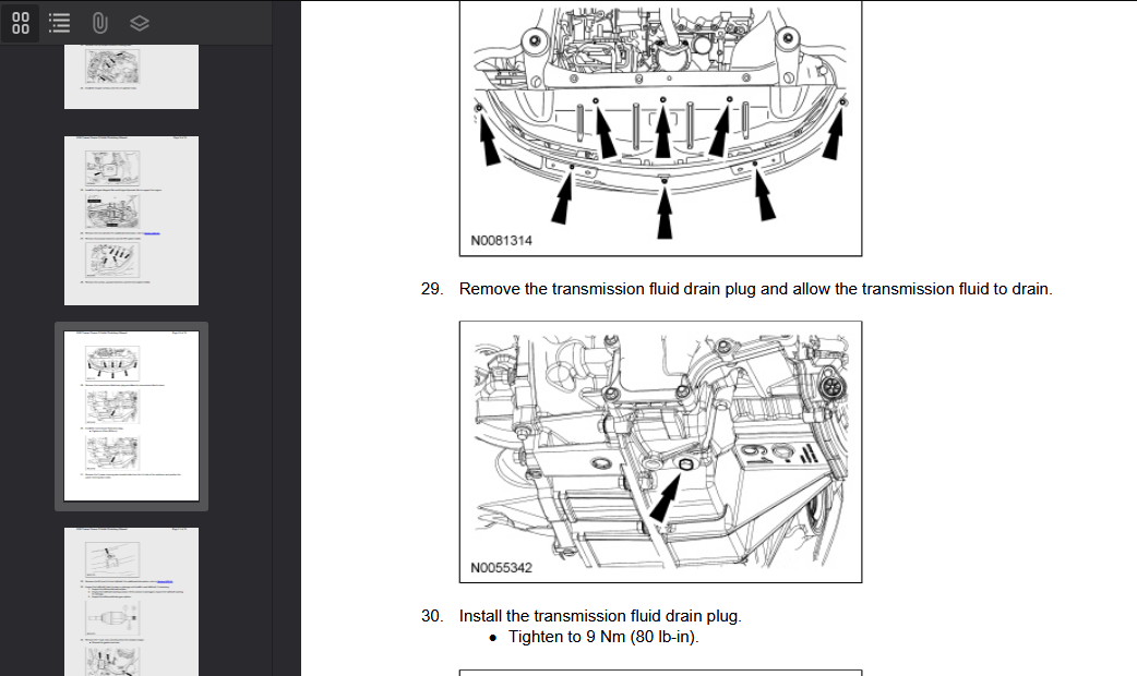 Ford Taurus X 2008 Official Workshop Repair Manual