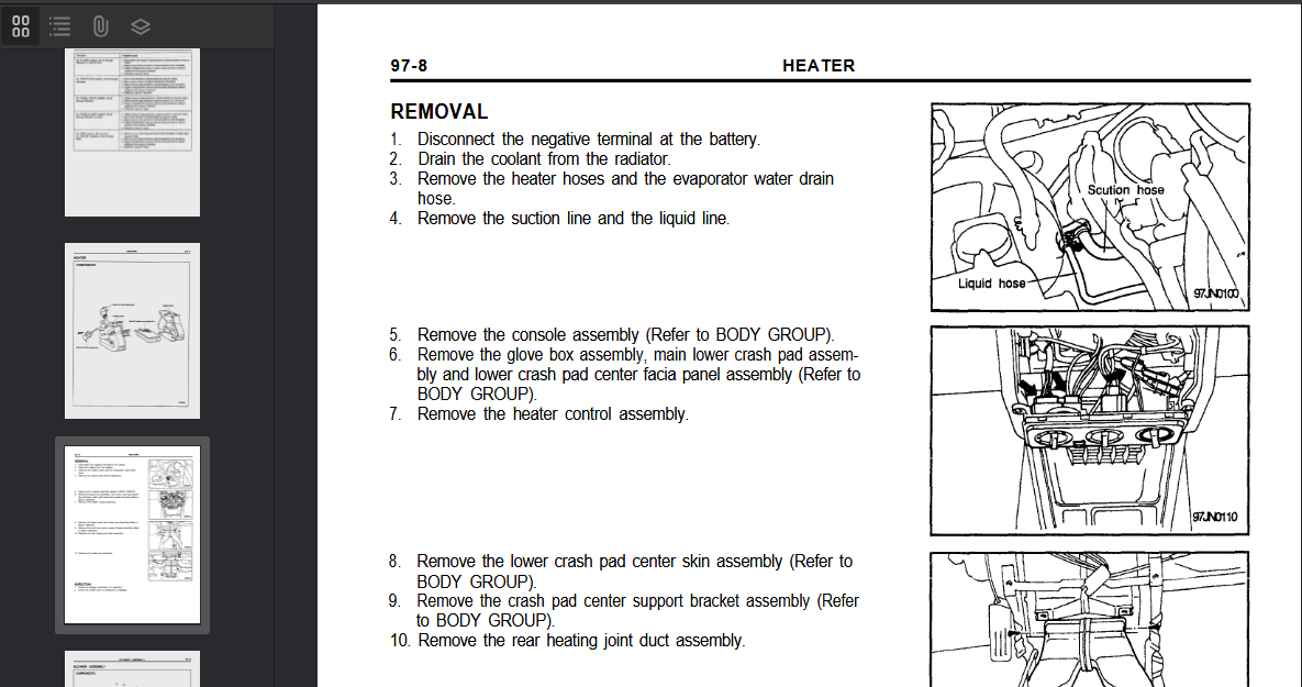 Hyundai Elantra 1992-1995 Official Workshop Repair Manual