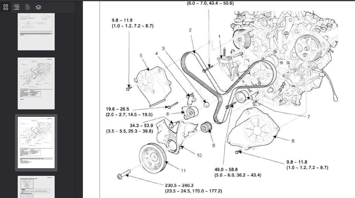 Hyundai Santa Fe 2006-2012 Official Workshop Repair Manual
