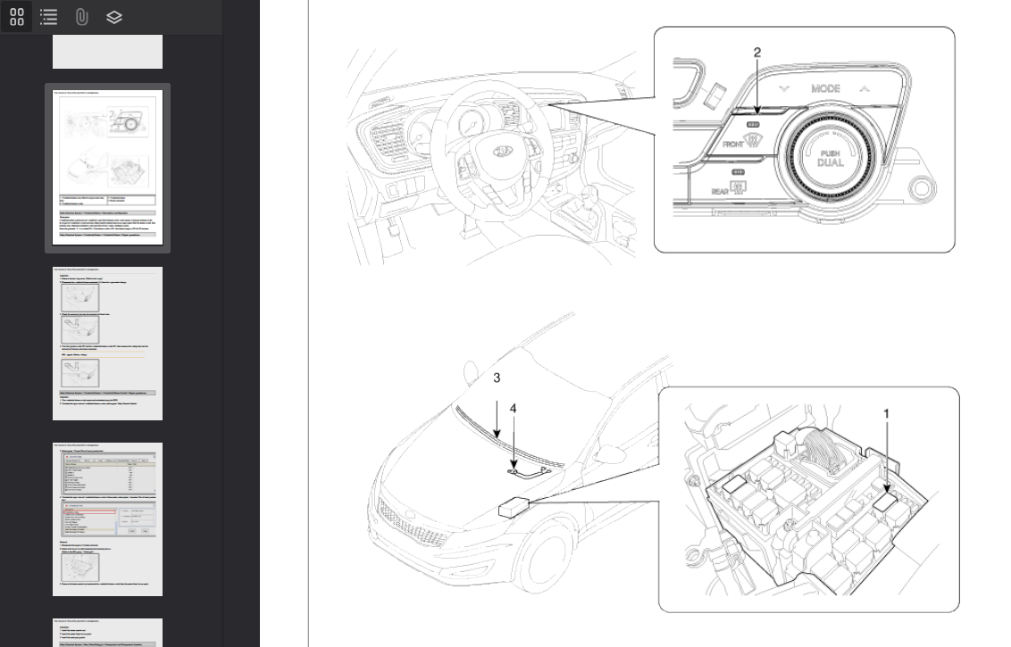 Kia Optima 2010-2015 Official Workshop Repair Manual