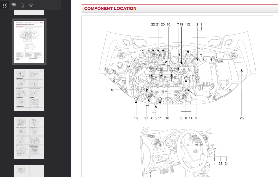 Kia Picanto SA 2004-2011 Official Workshop Repair Manual