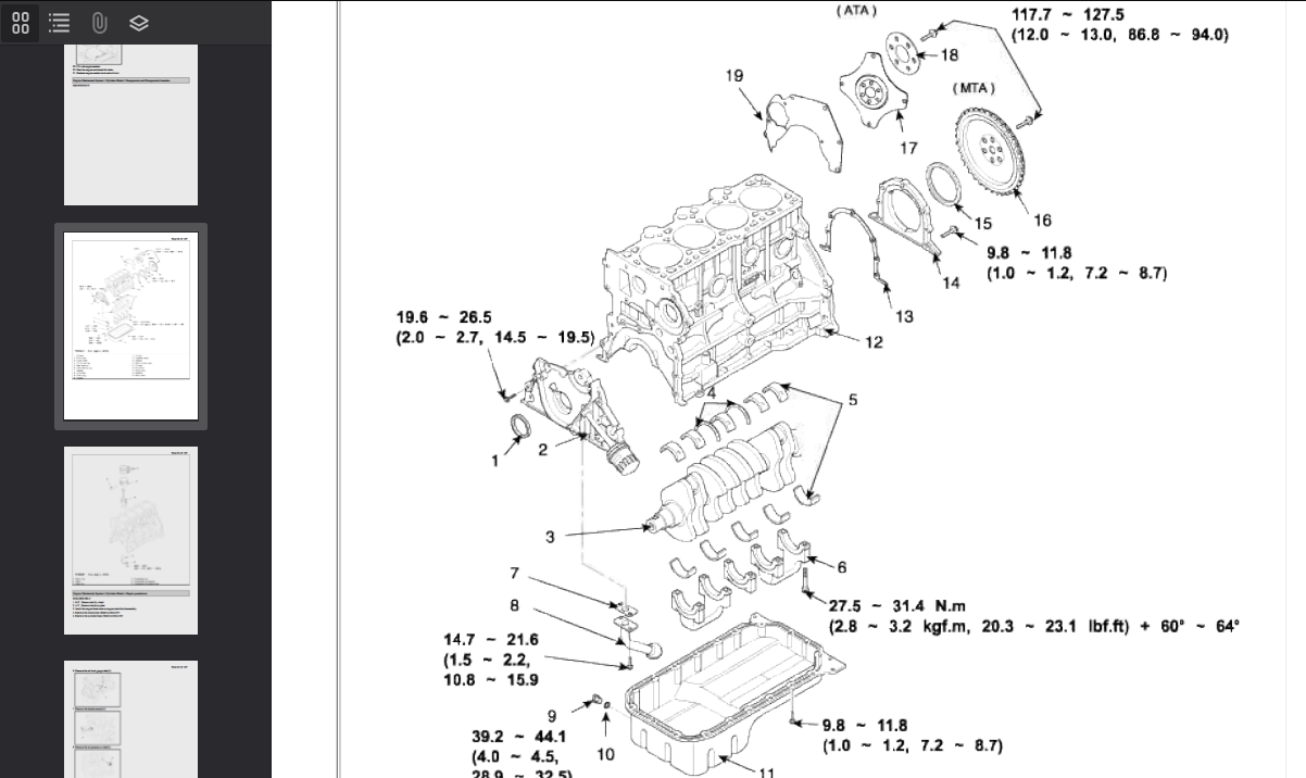 Kia Sportage KM 2005-2009 Official Workshop Repair Manual