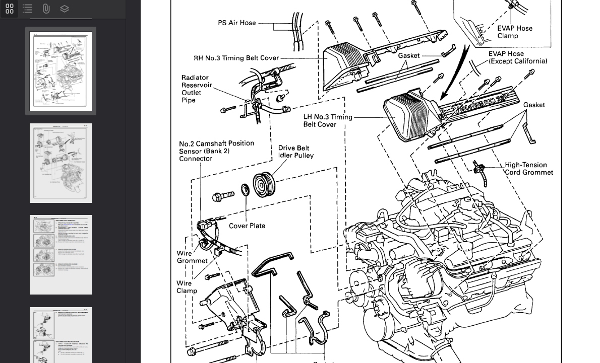 LEXUS LS400 RM405U1 1995 Official Workshop Repair Manual