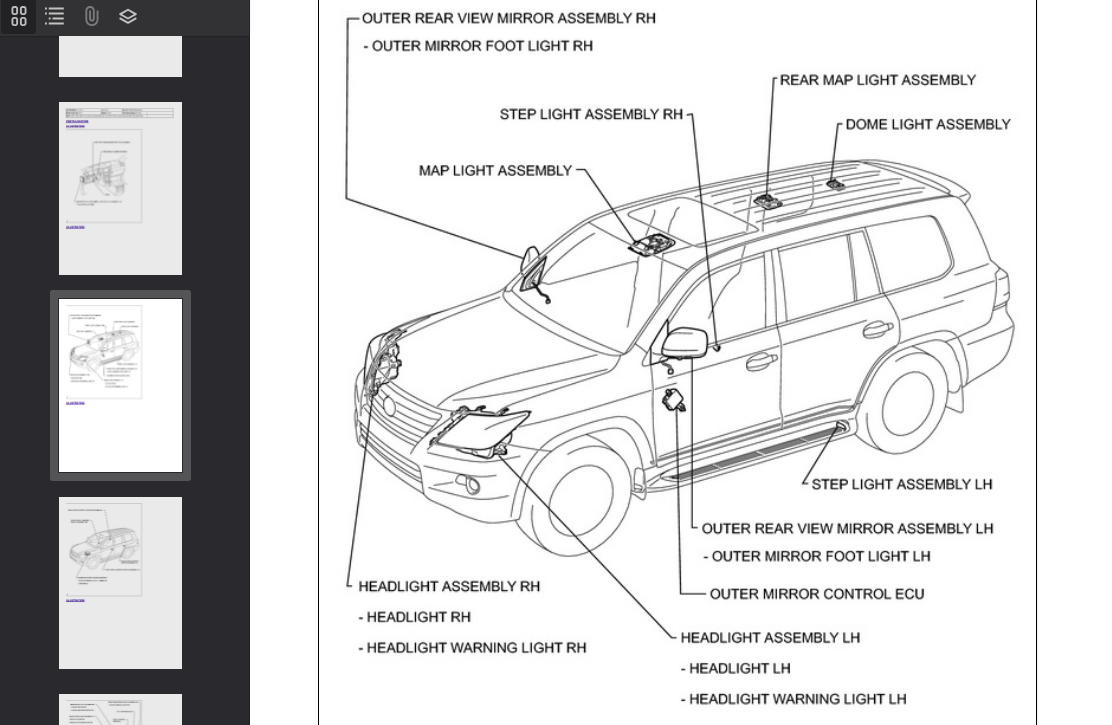 Lexus LX570 (RM14H0U) 2010 Official Workshop Repair Manual