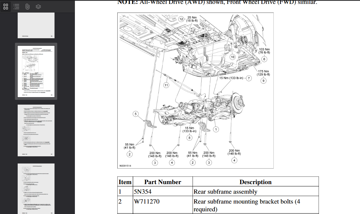 Lincoln MKT 2012 Official Workshop Repair Manual