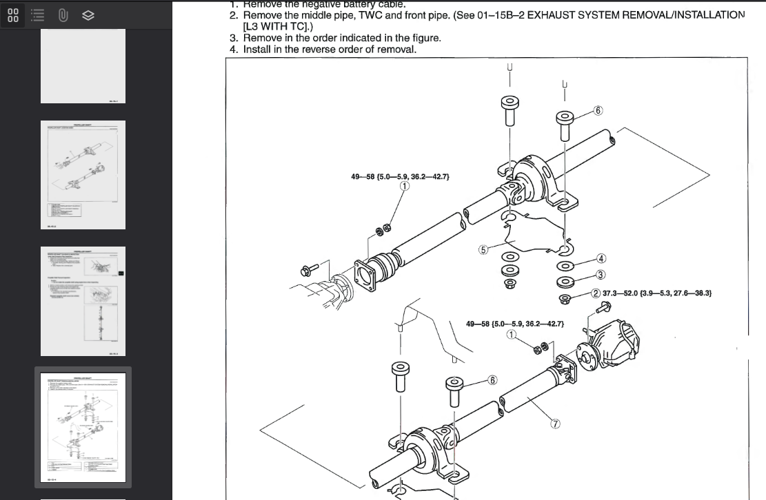 Mazda MS6 2006 Official Workshop Repair Manual