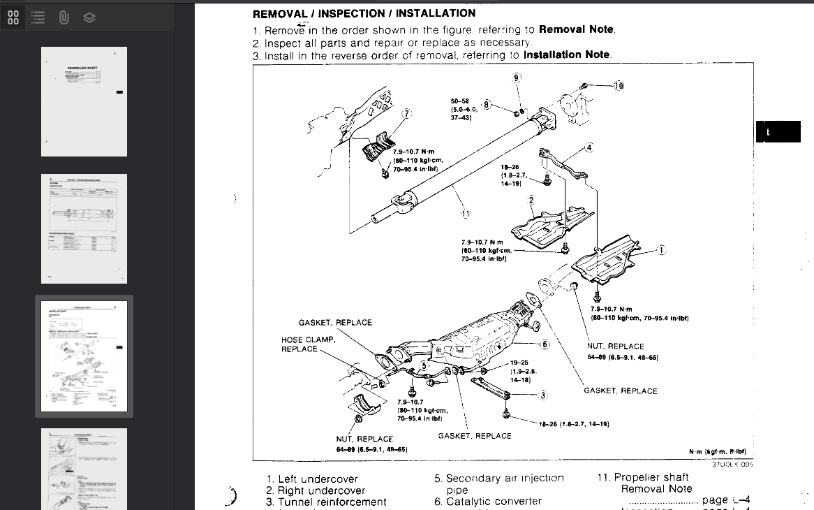 Mazda RX7 1991-2002 Official Workshop Repair Manual