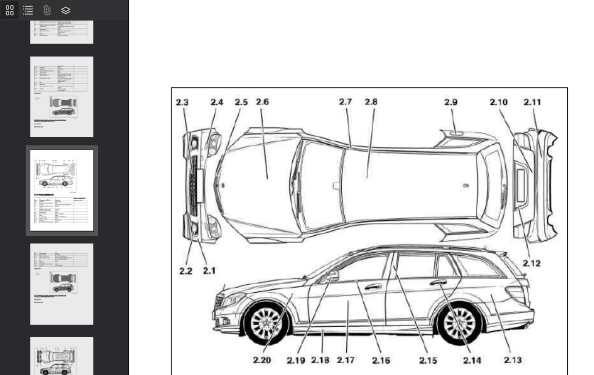 Mercedes C Class 2008-2014 W204 Official Workshop Repair Manual