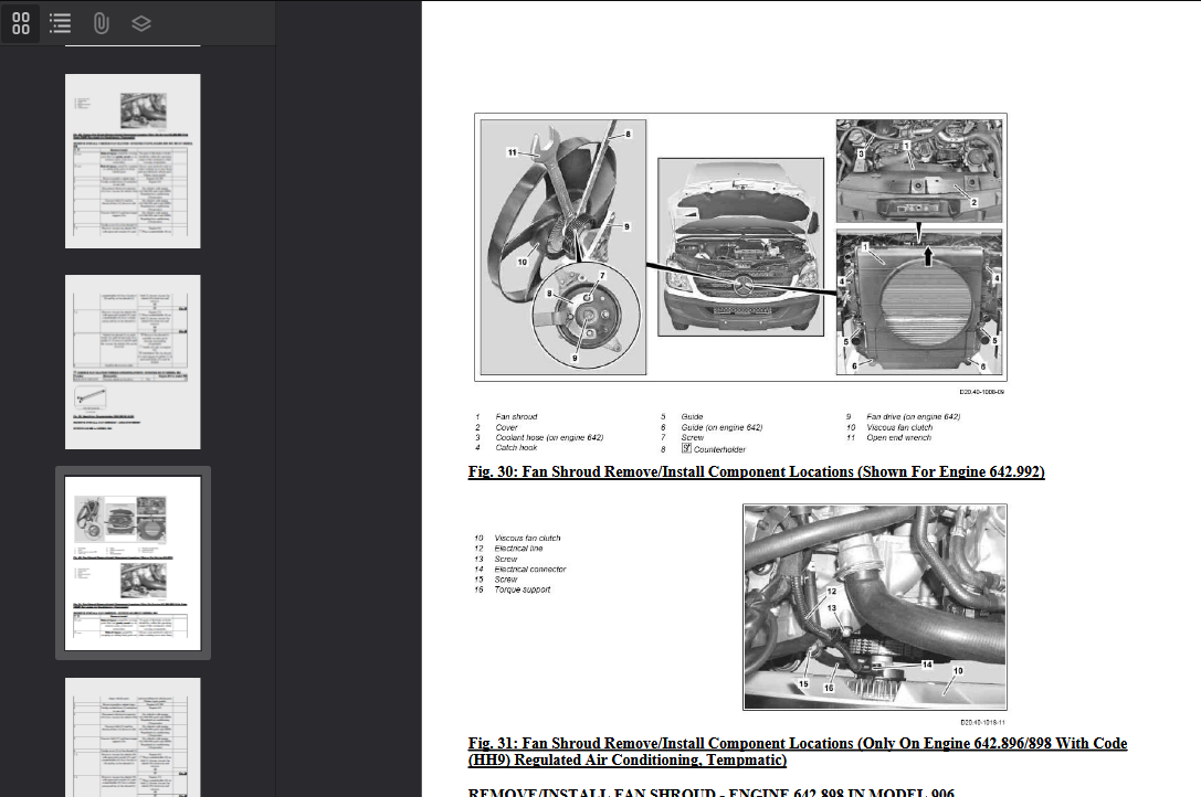 Mercedes Sprinter 2006-2018 Official Workshop Repair Manual