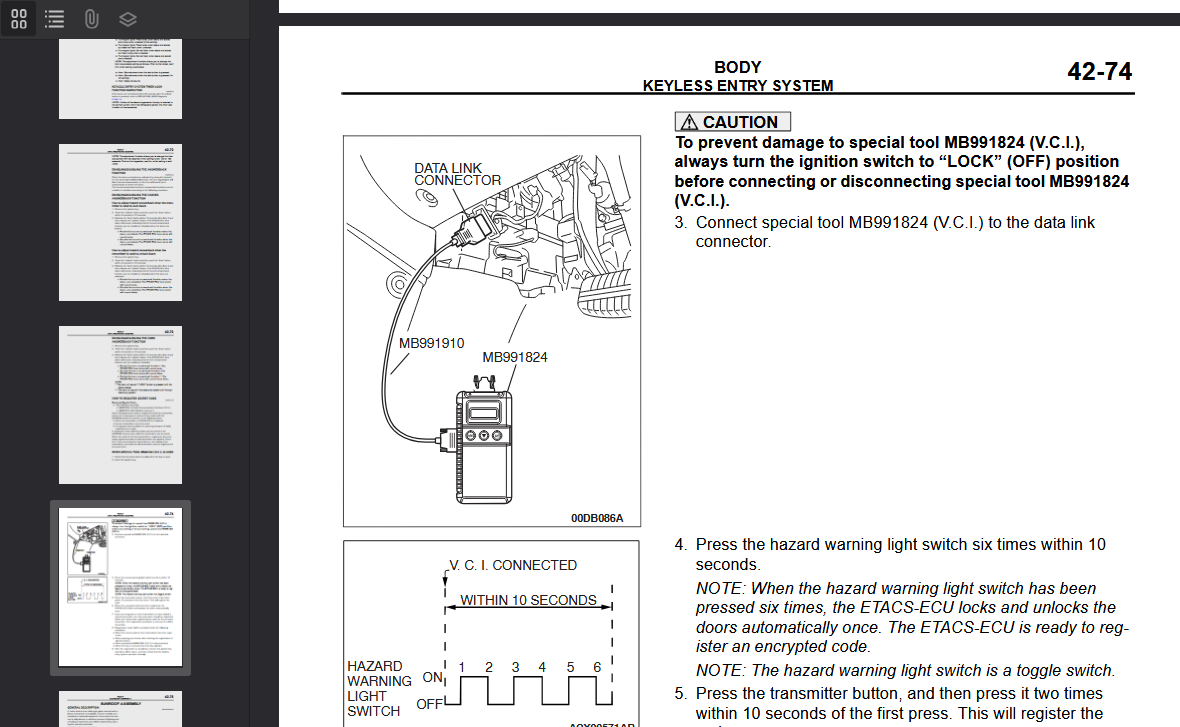 Mitsubishi 380 DB 2005-2008 Official Workshop Repair Manual