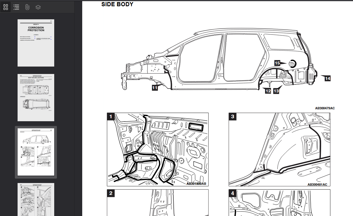 Mitsubishi Grandis 2003-2011 Official Workshop Repair Manual