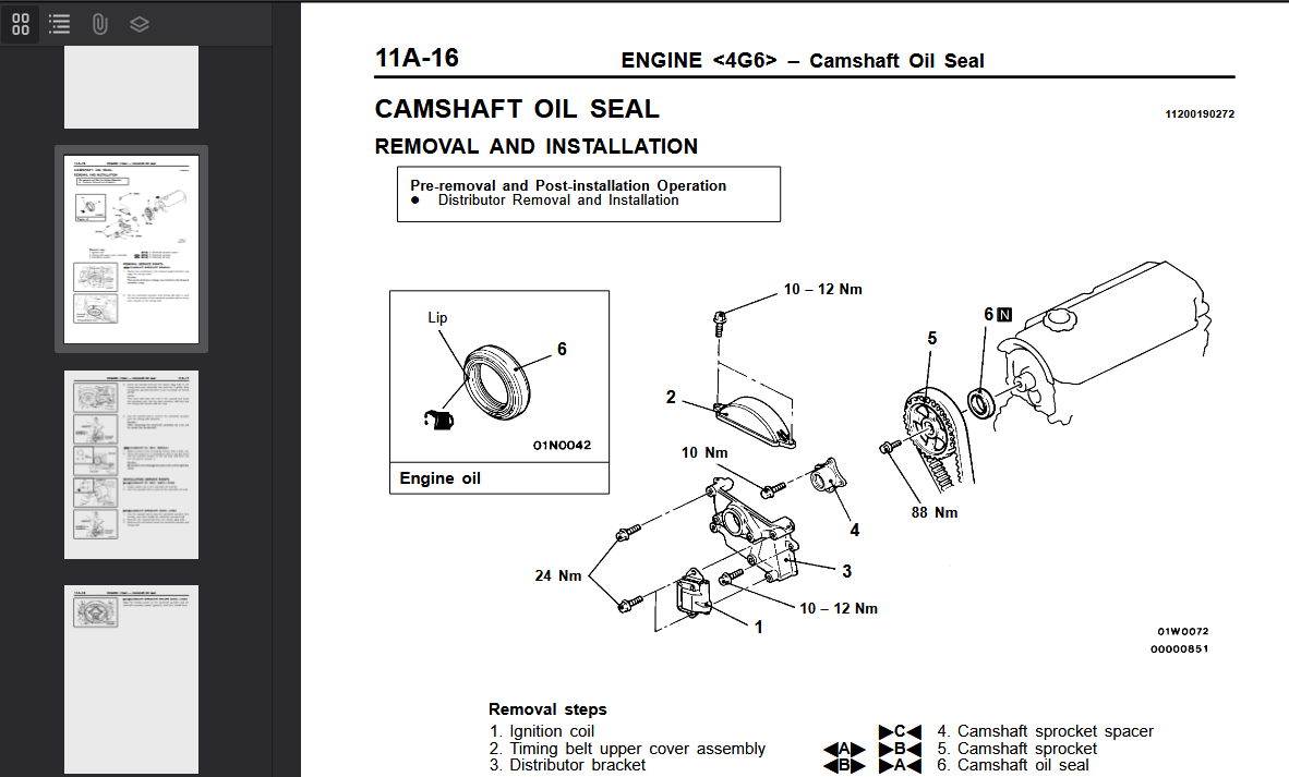 Mitsubishi Triton L200 1996-2006 Official Workshop Repair Manual