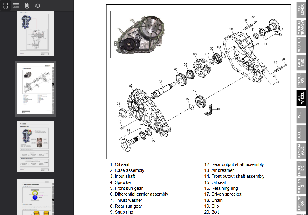 SSANGYONG Rexton Y270 2007 Official Workshop Repair Manual