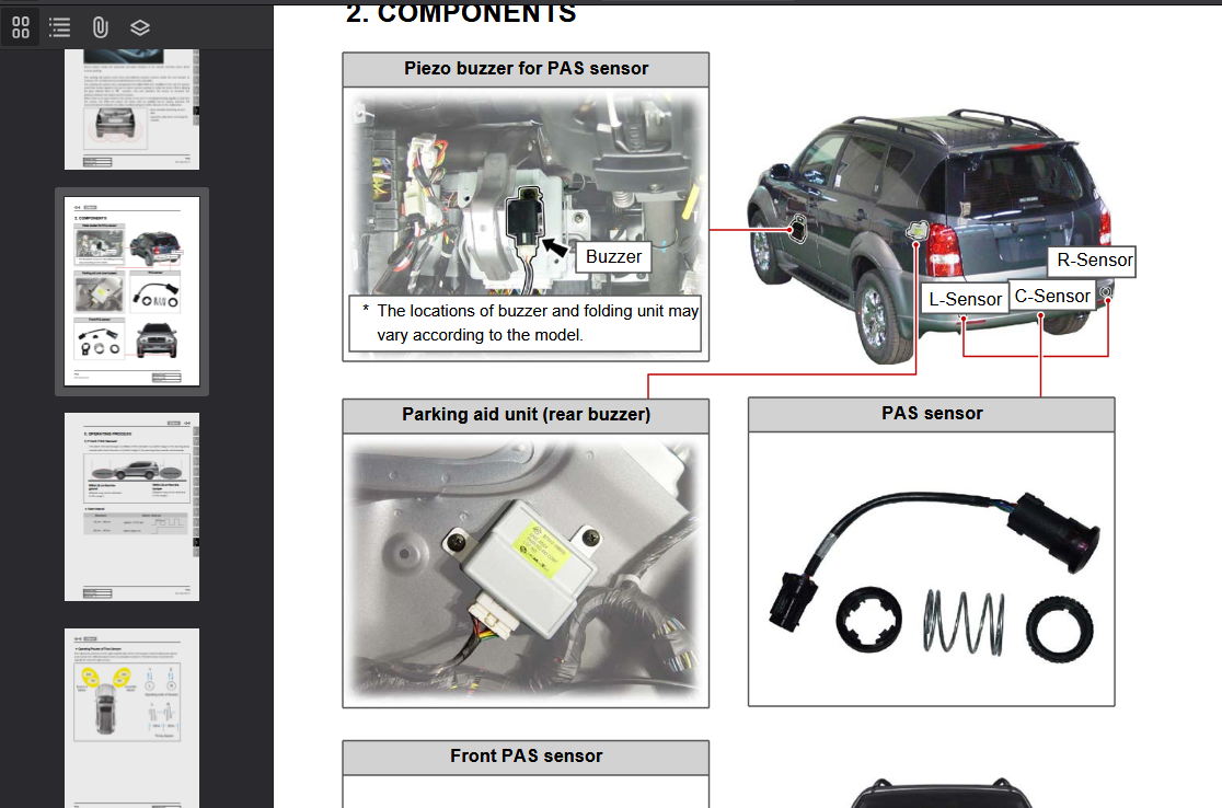 SSANGYONG Rexton Y286 2010-2011 Official Workshop Repair Manual