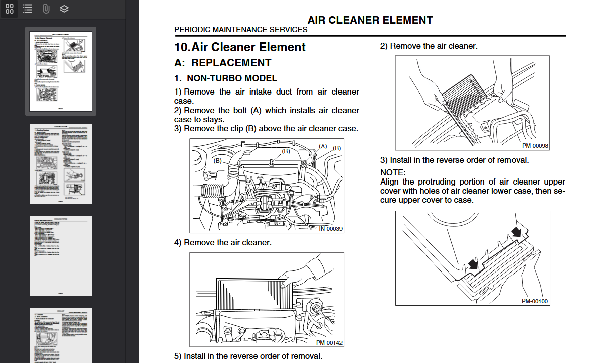 SUBARU Impreza GD GG 2001-2005 Official Workshop Repair Manual