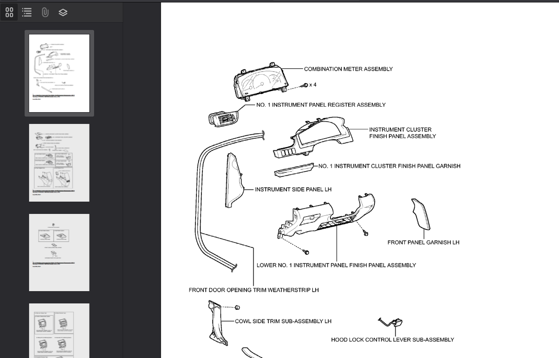 TOYOTA Camry V50 2012-2017 Official Workshop Repair Manual
