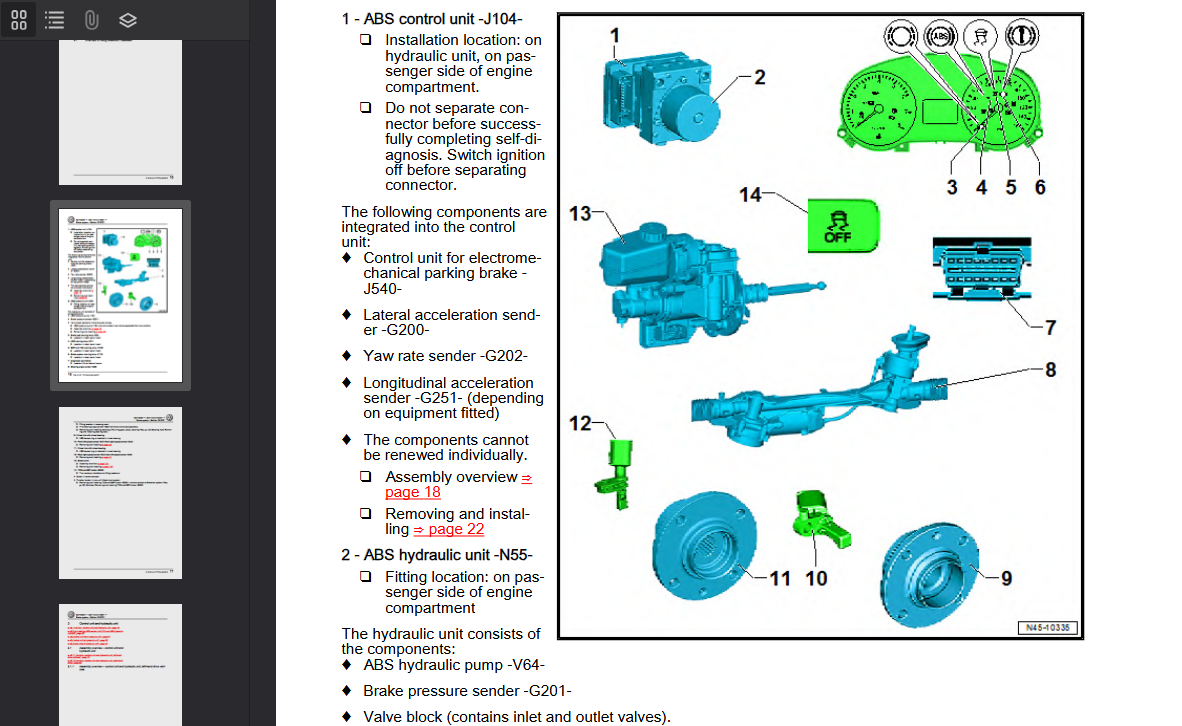 VOLKSWAGEN Golf Mk8 2019 Official Workshop Repair Manual