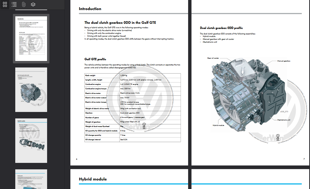 VOLKSWAGEN Tiguan 2016-2020 Official Workshop Repair Manual