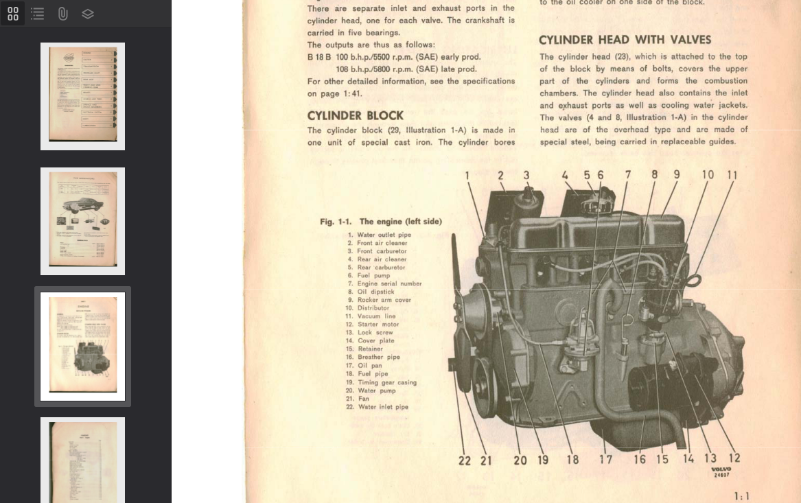 Volvo P1800 1961-1973 Official Workshop Repair Manual