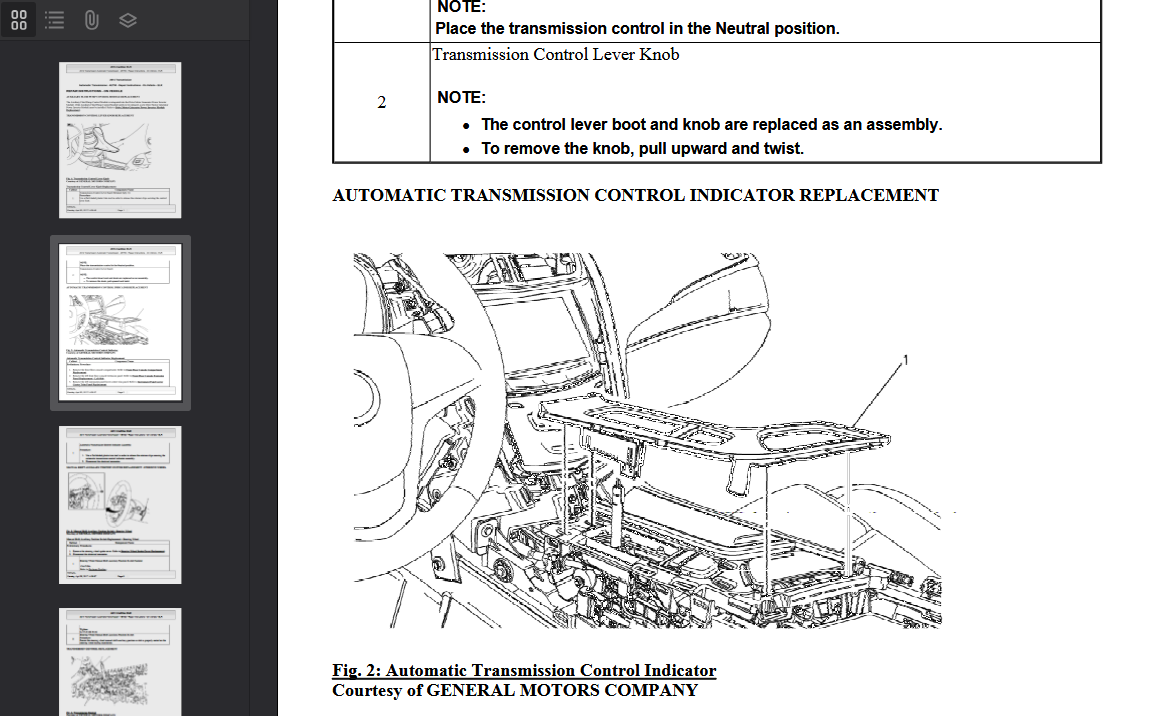 Cadillac ELR 2014-2016 Official Workshop Repair Manual