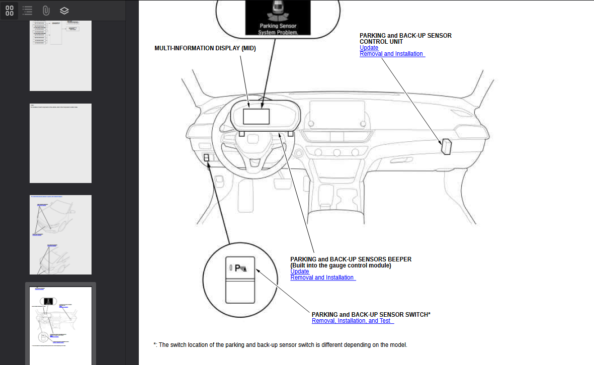 Honda Accord Hybrid 2018-2022 Official Workshop Repair Manual