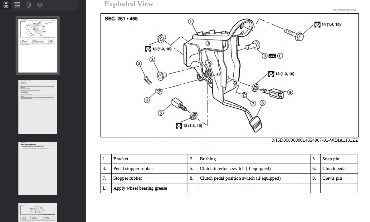 Nissan Frontier 2018 Official Workshop Repair Manual