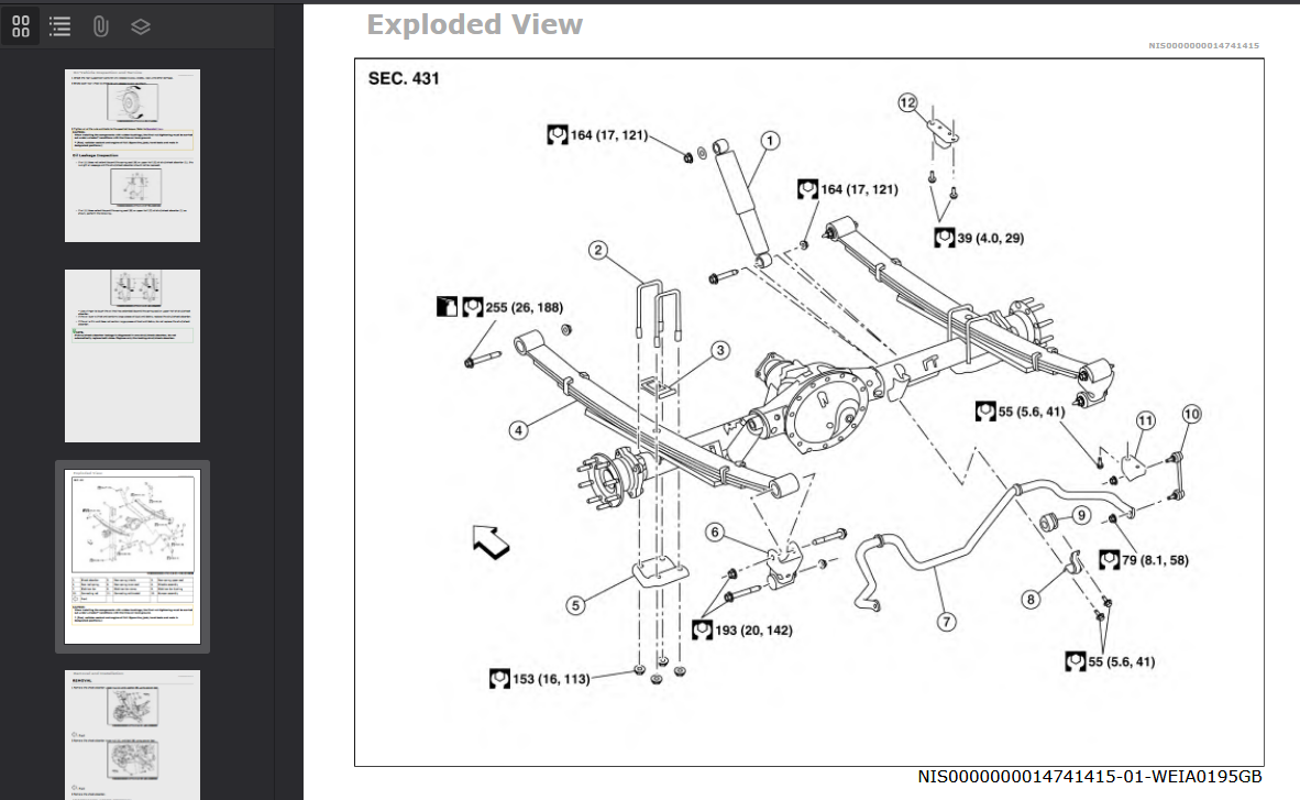 Nissan NV Van 2017 Official Workshop Repair Manual