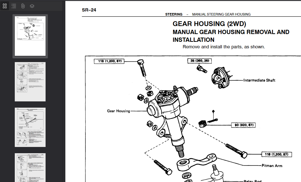 Toyota Hilux N50 1988-1998 Official Workshop Repair Manual