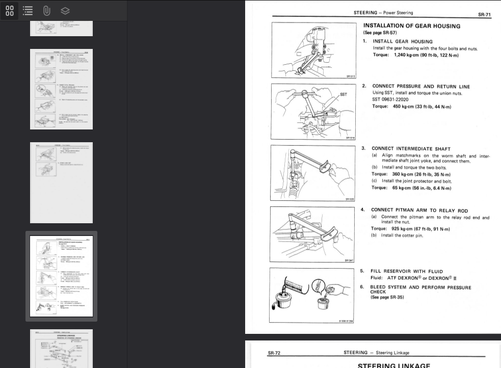 Toyota Land Cruiser J70 1984-1999 Official Workshop Repair Manual