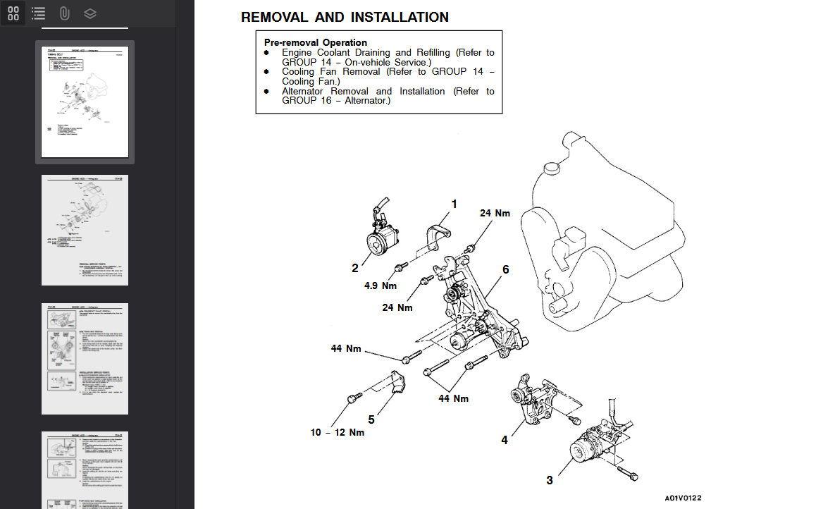 Mitsubishi Delica Starwagon Space Gear L400 1994-2007 Official Workshop Repair Manual