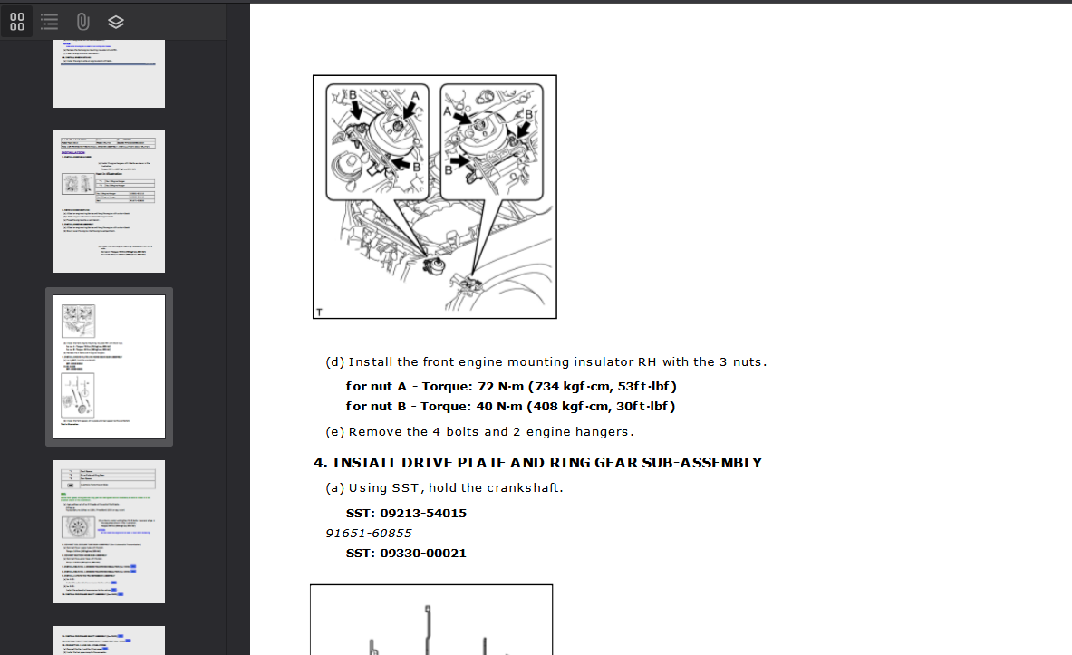 Toyota 4RUNNER 2010-2017 Official Workshop Repair Manual