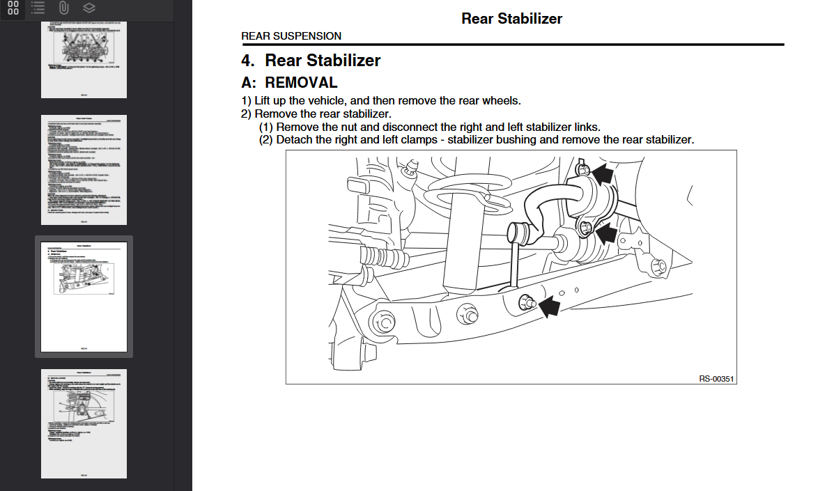 Subaru WRX STI 2018 Official Workshop Repair Manual