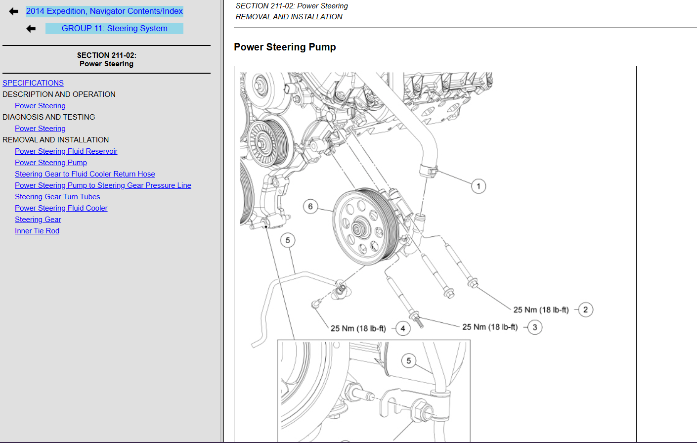 Ford Navigator 2014 Official Workshop Repair Manual