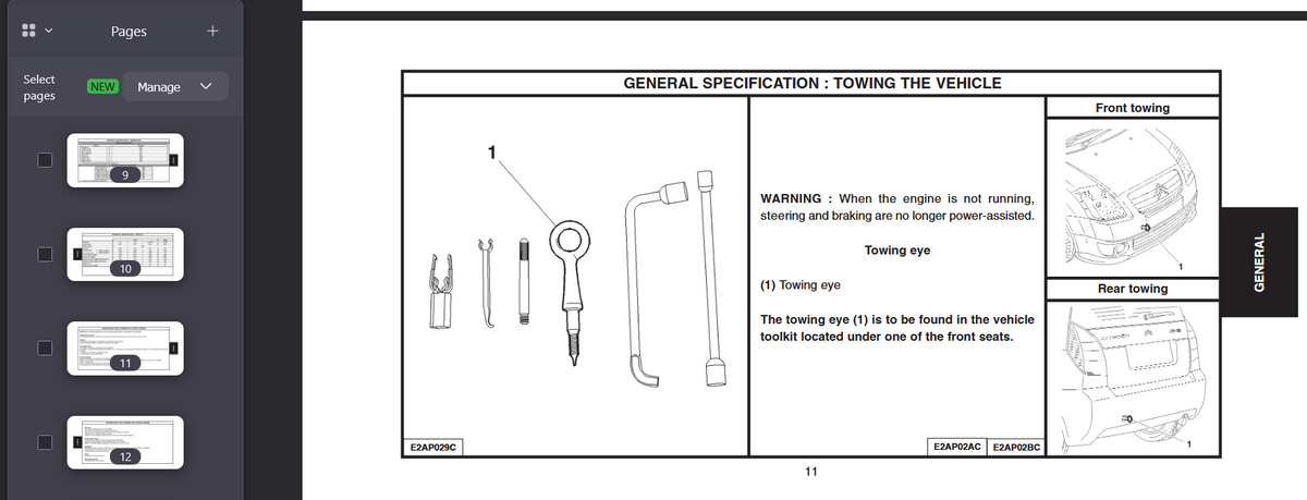 Citroen C2 2003 Official Workshop Repair Manual
