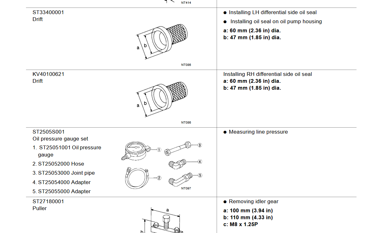 NISSAN X-Trail T30 2001-2007 Official Workshop Repair Manual