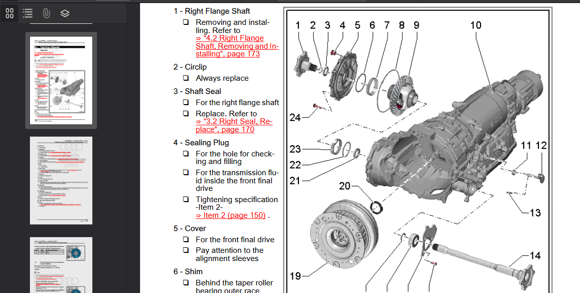 Audi Q5 2008-2016 Official Workshop Repair Manual