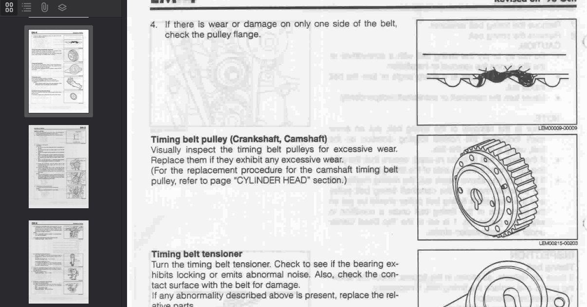Daihatsu Mira Cuore L700 1998-2002 Official Workshop Repair Manual