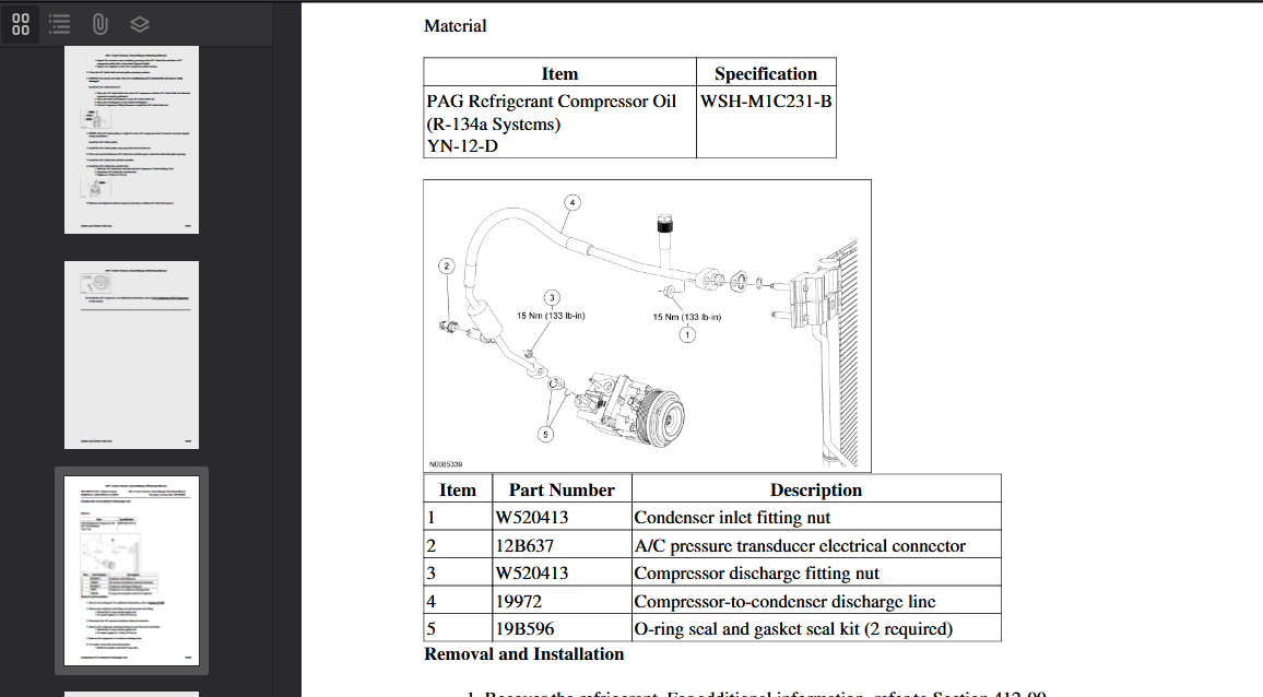 Ford Crown Victoria 2003-2012 Official Workshop Repair Manual