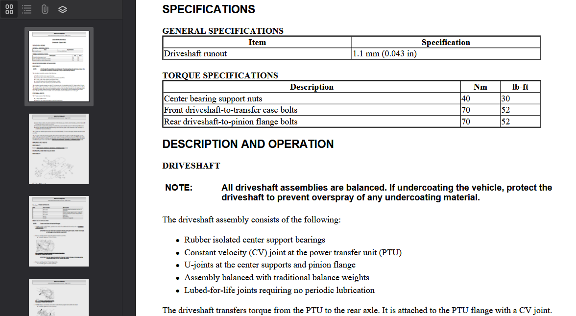 Ford Edge 2008 Official Workshop Repair Manual