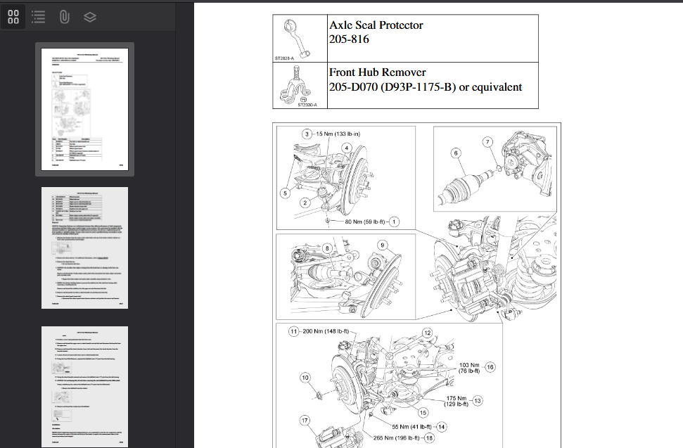 Ford Flex 2013-2019 Official Workshop Repair Manual