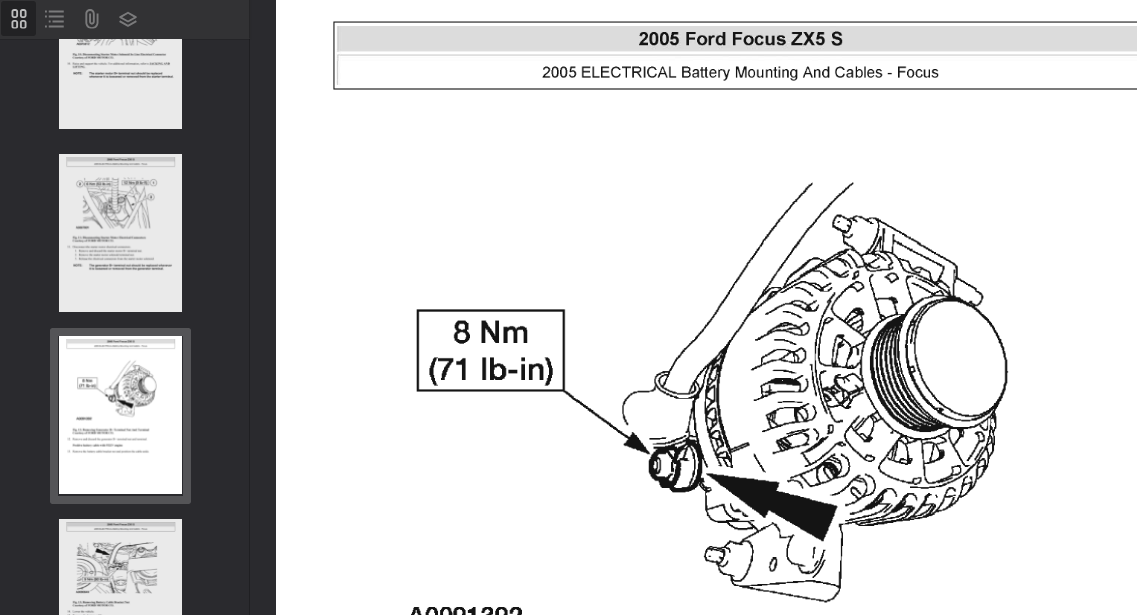 Ford Focus 1998-2005 Official Workshop Repair Manual