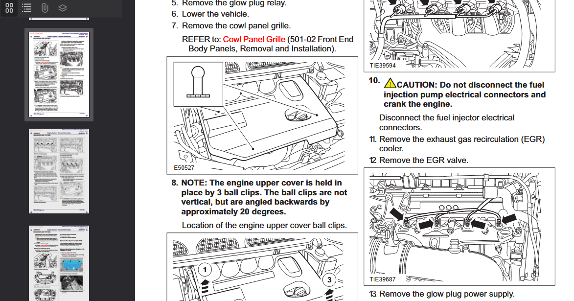 Ford Kuga 2011 Official Workshop Repair Manual