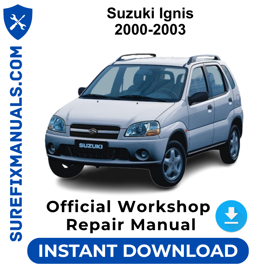 Suzuki Ignis 2000-2003 Official Workshop Repair Manual
