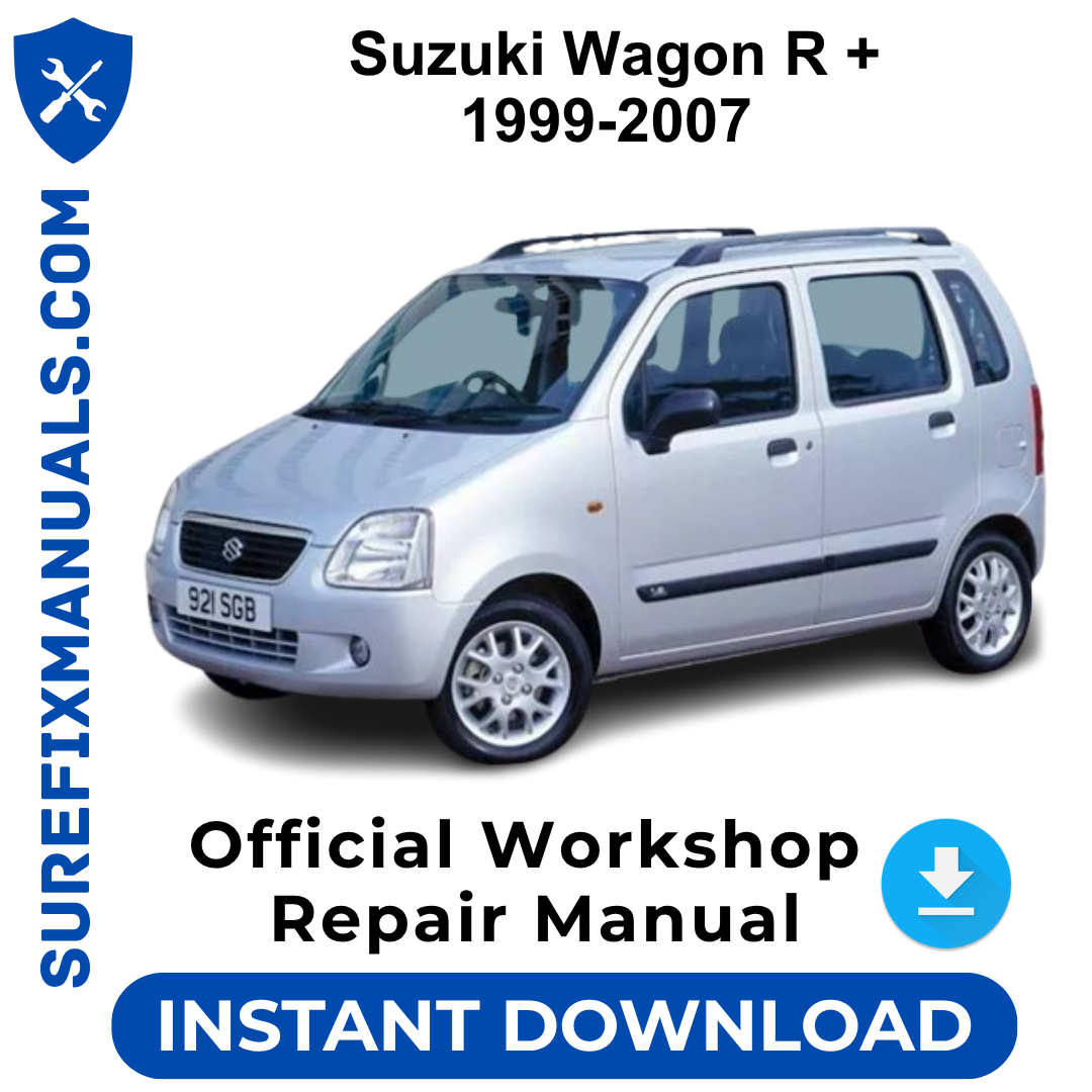 Suzuki Wagon R + 1999-2007 Official Workshop Repair Manual