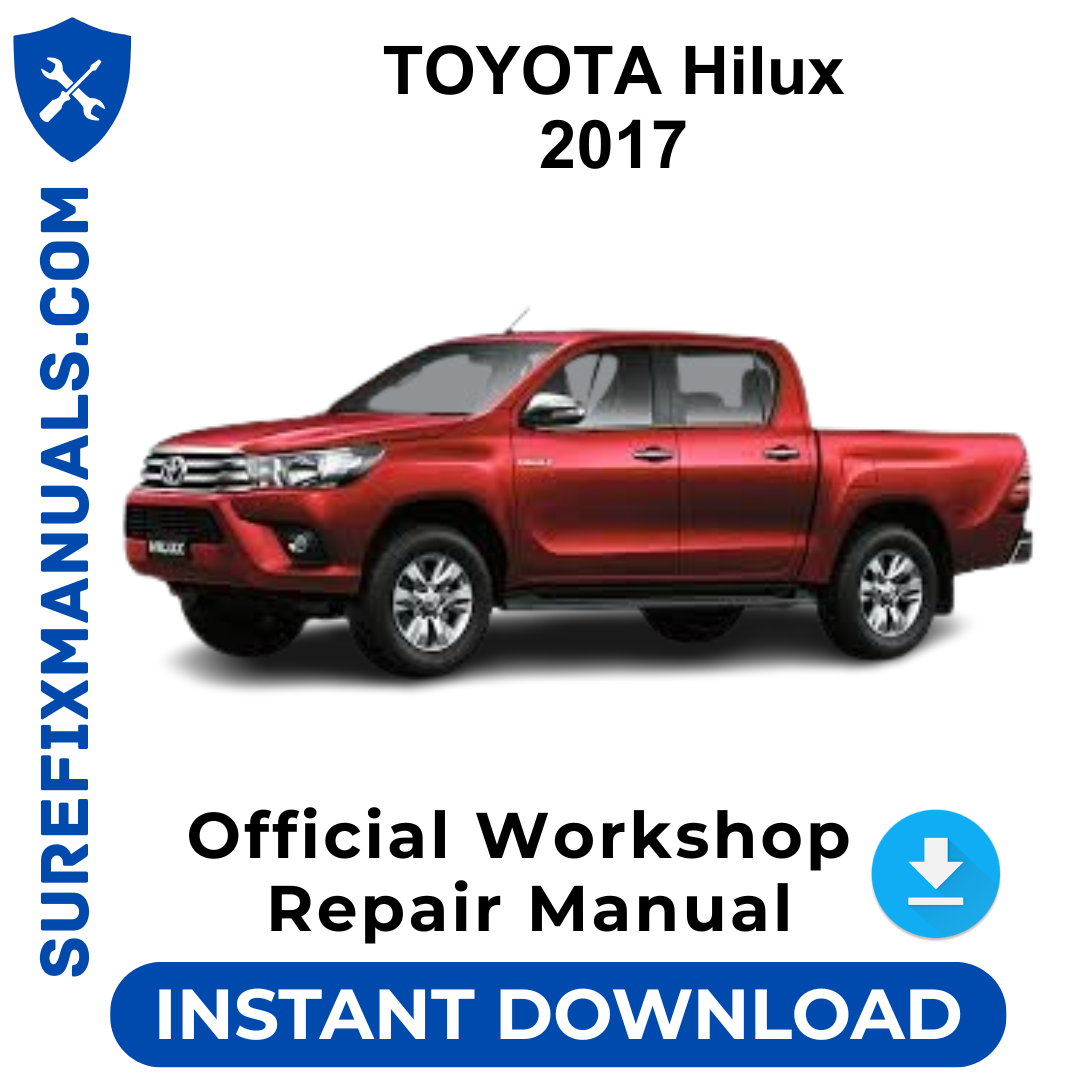 TOYOTA Hilux 2017 Official Workshop Repair Manual