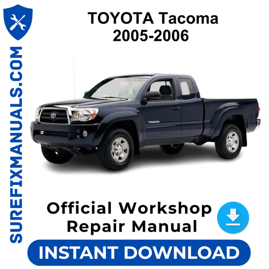 TOYOTA Tacoma 2005-2006 Official Workshop Repair Manual