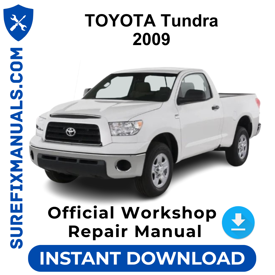 TOYOTA Tundra 2009 Official Workshop Repair Manual